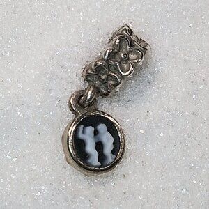 RARE - Authentic Pandora Retired Gemini Zodiac Cameo Charm